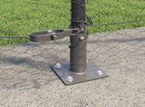 Welded Wire Fence with Concrete Base 100 x 1.6 m 3353743
