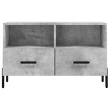 TV Cabinet Concrete Grey 80x36x50 cm Engineered Wood 828984