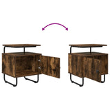 Bedside Cabinet Smoked Oak 40 x 36.5 x 50 cm Engineered Wood 8007639
