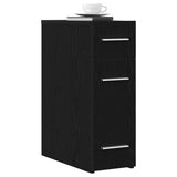 Apothecary Cabinet Black Oak 20 x 45.5 x 60 cm Engineered Wood 862637