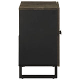 Sink Cabinet Black 62x33x58 cm Solid Wood Mango 4017703