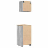 Garage Cabinets 2 pcs Grey Sonoma Engineered Wood 3328328