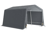 8 x 6.5 ft Outdoor Storage Shed, Waterproof Bike Tent w/ Double Roll-up Zipper Door for T3398P554324