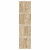 CD Storage Rack 4 pcs Sonoma Oak 40 x 17 x 17 cm 8012714