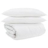 Duvet Set with Pillow 3 pcs White Down Feather 3377162