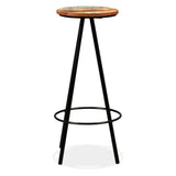 Bar Set 5 Pieces Solid Reclaimed Wood 275143