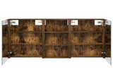 Bathroom Cabinet Set 3 pcs 110 x 10.5 x 60.5 cm Engineered wood 3403716