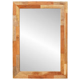 Bathroom Mirror Artisan Oak 50 x 70 x 2.5 cm Solid Mango Wood 4018327