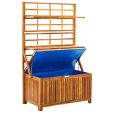 Storage Box with Trellis 99x55x160 cm Solid Acacia Wood 311881