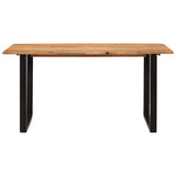 Dining Table 154x80x76 cm Solid Acacia Wood 286473
