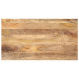 Table Top 110x60x3.8 cm Rectangular Solid Wood Mango 371536