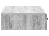Wall-Mounted Side Table Grey Sonoma 87.5 x 34.5 x 17 cm 898671