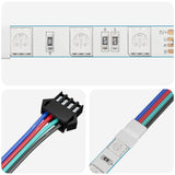 LED Strip 12 pcs Black and Multicolour 1745 mm 3429139