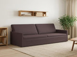 3 Seater Sofa Dark Brown 190 x 81 x 82 cm Fabric 42041110