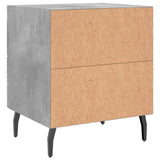 Bedside Cabinet Concrete Grey 40x35x47.5 cm Engineered Wood 827348
