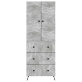 Cabinet Set 2 pcs Concrete Grey 66 x 34.5 x 90 cm 3416883