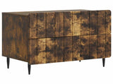 Bedside Cabinet Smoked Oak 62 x 34.5 x 49.5 cm Engineered Wood 894320