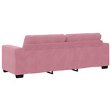 Sofa 3 pcs Pink Velvet 3324642