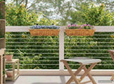 Hanging Planter Basket GENDT 2 pcs Natural Brown Kubu Rattan 42020968