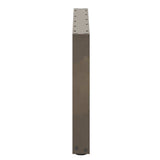 Coffee Table Legs U-Shaped 2 pcs Natural Steel 60x cm Steel 4013163