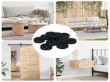 suitable for Flat Washer 36000 pcs Black 15 x 3 mm 864594
