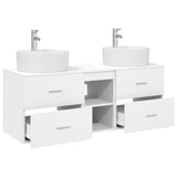 Bathroom Cabinet Set 3 pcs White 49.5 x 44.5 x 65 cm 3405875
