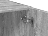 Highboard Grey Sonoma 80x42,5x249 cm Engineered Wood 3281369
