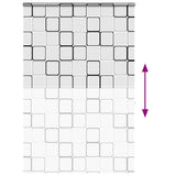 Shower Roller Blind with Cassette 150x240 cm Fabric Width 146 cm 4015050