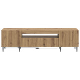 LED TV Cabinet Artisan Oak Engineered Wood 896474