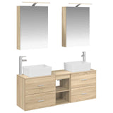 Bathroom Furniture Set 5 pcs Sonoma Oak 3406833