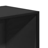 Book Cabinet Black 40x35x139 cm Engineered Wood 849124