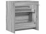 Bathroom Under Sink Cabinet Grey Sonoma 56 x 37.5 x 81 cm 890733