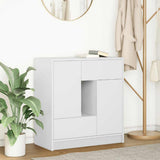 Sideboard with Drawers and Doors White 70.5x34x74.5 cm 861841