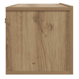 Wall Mounted TV Cabinet Artisan Oak 100x30x30 cm Engineered Wood 856019
