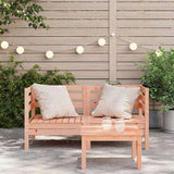 Garden Sofas Corner 2 pcs Solid Wood Douglas 837989