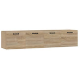 Wall Cabinets 2 pcs Sonoma Oak 60x36.5x35 cm Engineered Wood 3115638