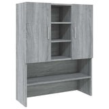 Washing Machine Cabinet Grey Sonoma Engineered Wood 3120183
