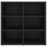 Shoe Cabinet Black 52.5x30x50 cm 808686