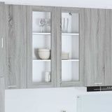 Hanging Cabinet Grey Sonoma 80 x 31 x 100 cm Engineered Wood 884399