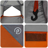 Inner Tent 7-Person 7-Person 300 x 300x 250 cm Grey and Orange 42004064