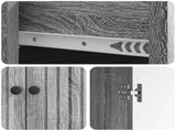 Sideboard Grey Sonoma 66 x 34.5 x 90 cm Engineered Wood 894181