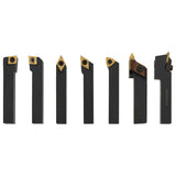 12 Pieces Indexable Turning Tool Set 12x12 mm 80 mm 146718