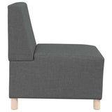 Modular Sofa Unit Armless 3 pcs Dark Grey 55 x 74 x 82 cm 3399793