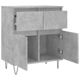 Sideboard Concrete Grey 60x35x70 cm Engineered Wood 831120