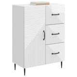 Sideboard High Gloss White 66 x 34.5 x 89.5 cm Engineered Wood 894859