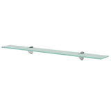 Floating Shelves 2 pcs Glass 80x10 cm 8 mm 3051499