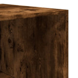 Wardrobe Smoked Oak 100x50x200 cm Engineered Wood 3307733