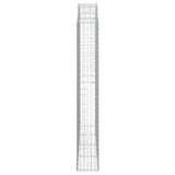 Arched Gabion Basket 200x30x200/220 cm Galvanised Iron 153470