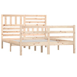 Bed Frame without Mattress 120x190 cm Small Double Small Double Solid Wood 3101058