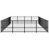 Outdoor Dog Kennel Steel 26.35 m 3124629